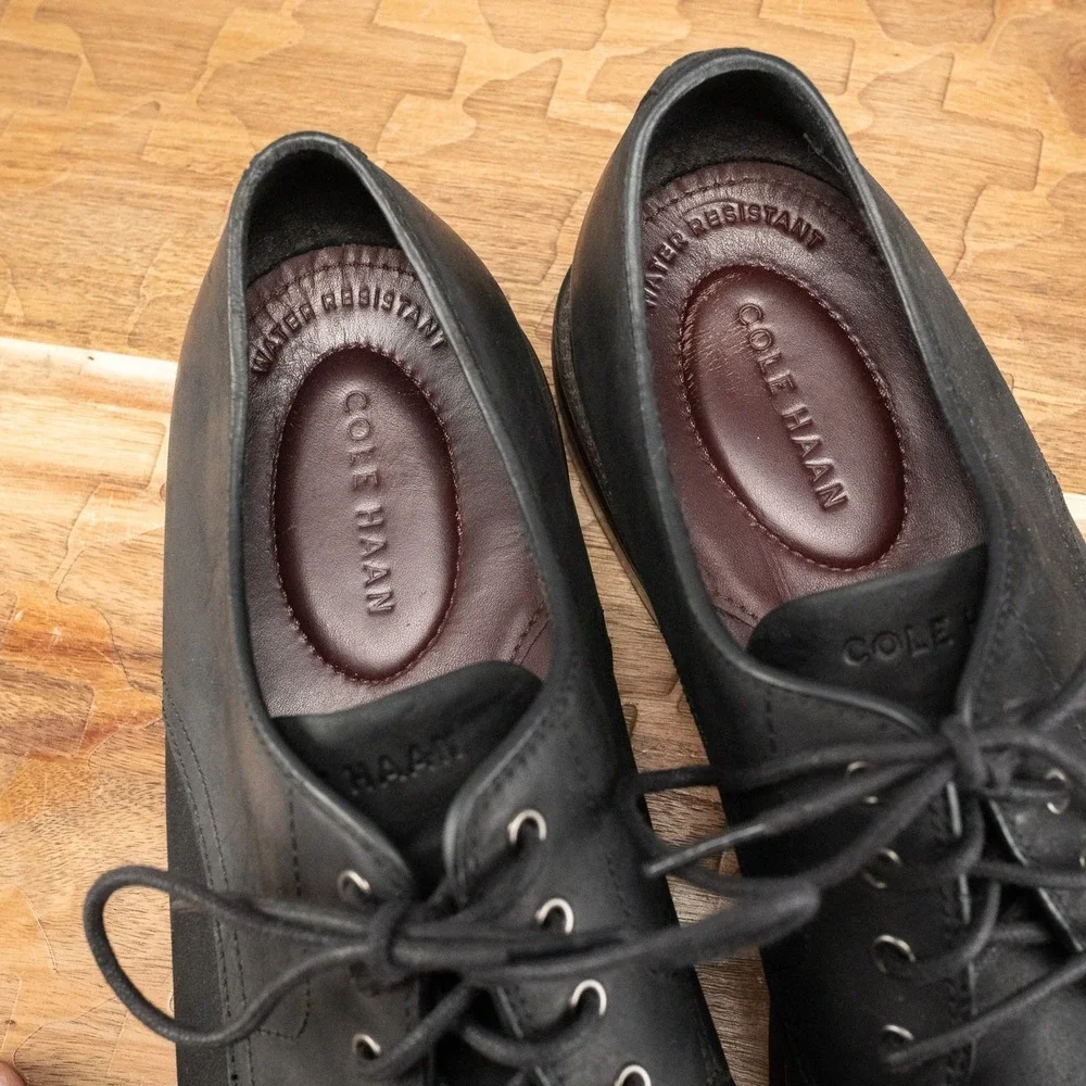 Cole Haan Berkshire Men's Plain Toe Water Resistant Dress Shoes Size 11 M C38844